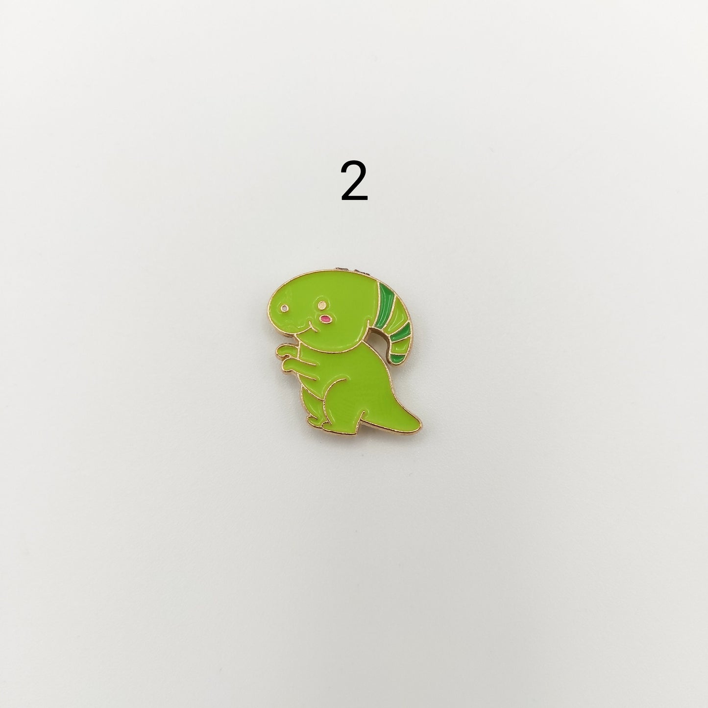 Dinosaur Enamel Needle Minder, Small Needle Minder for Embroidery/Cross Stitch/Needle work/Needlecraft/Sewing