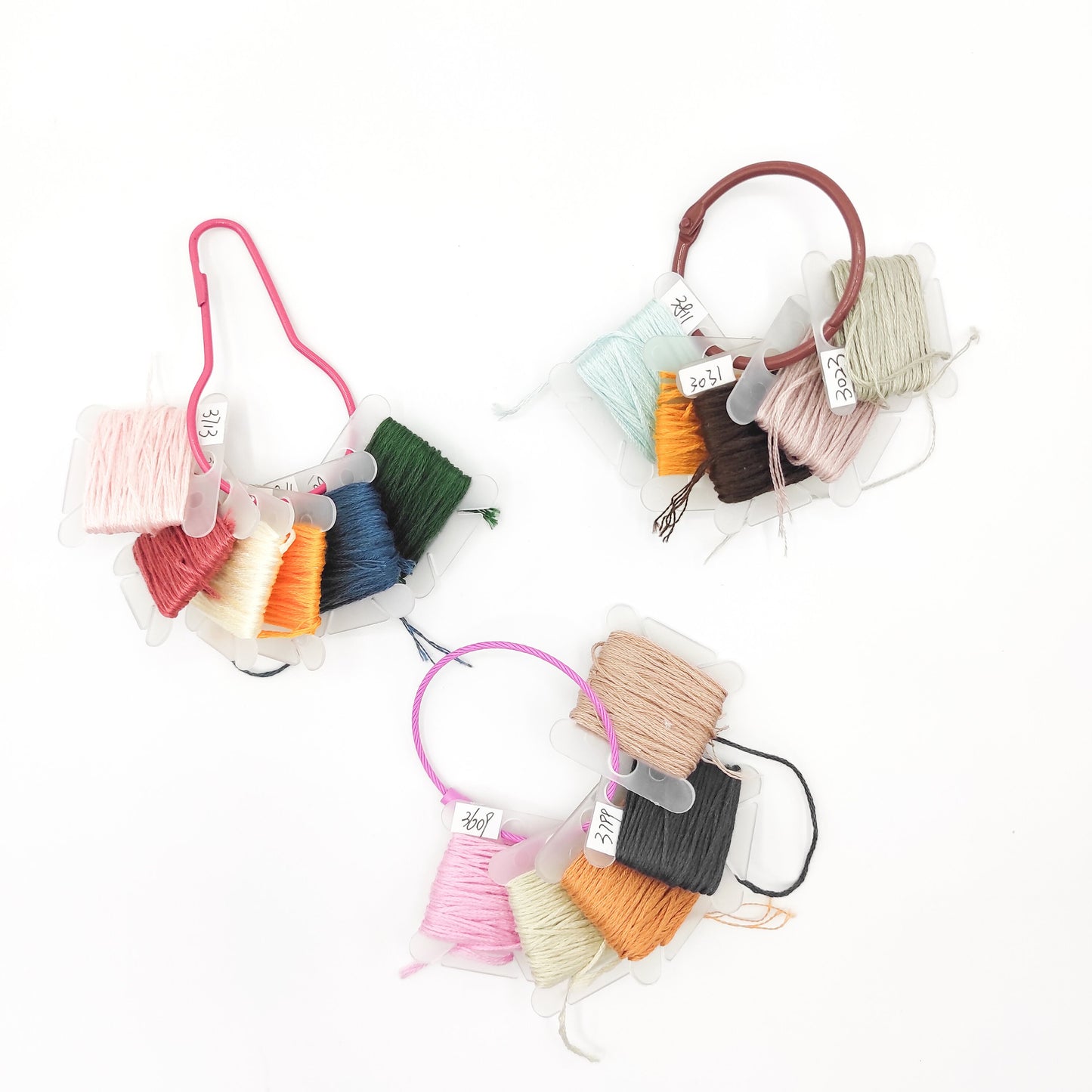 Embroidery floss bobbin Holder ring-A Stylish Solution for Thread Storage!