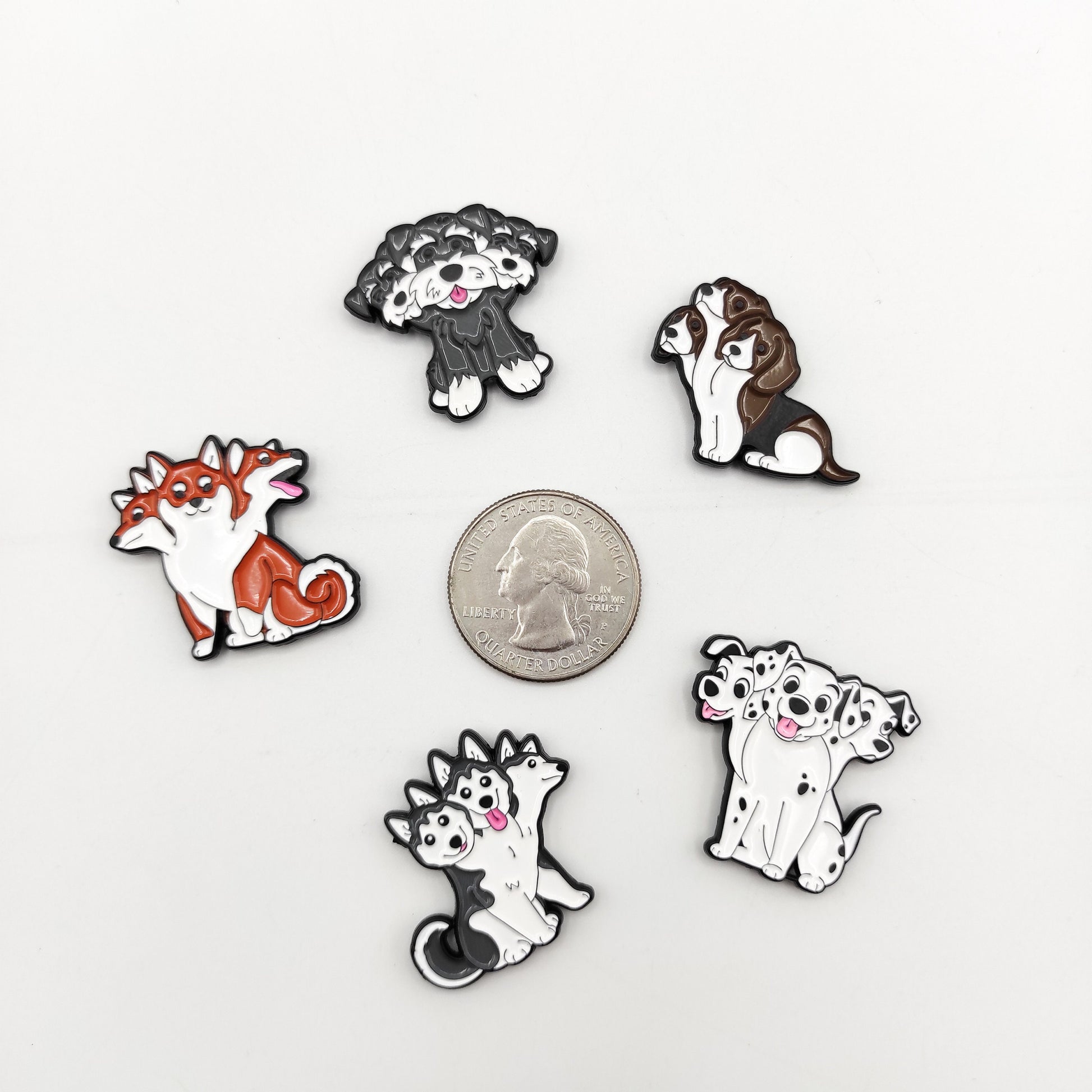 Dog Enamel Needle Minder, Puppy Needle Minder Embroidery/Cross Stitch/Needle work/Needlecraft